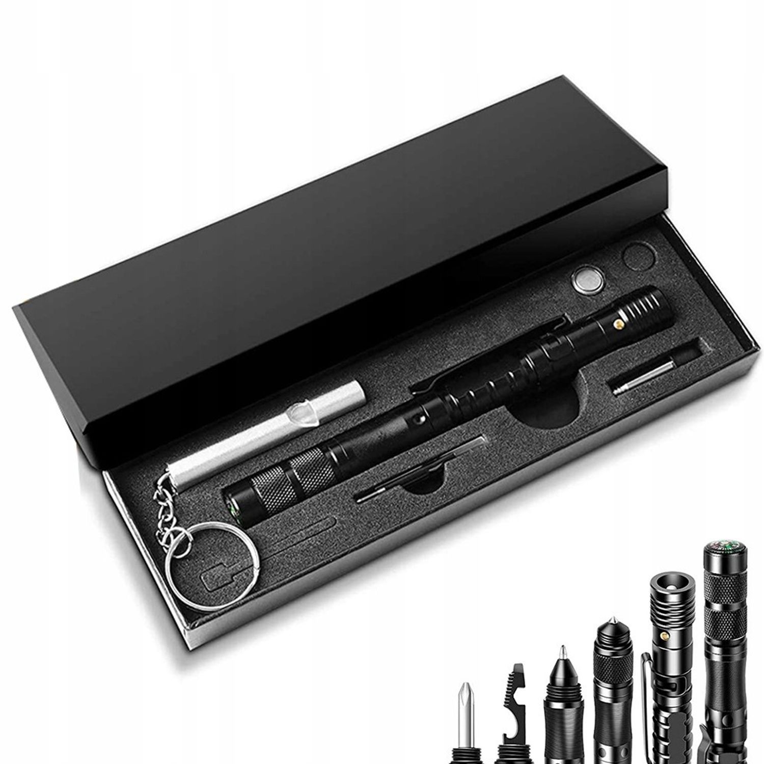 Pix tactic IdeallStore&reg;, Comando Specialist, multifunctional, aluminiu, 13.5 cm, negru fotografia produsului View 7 L
