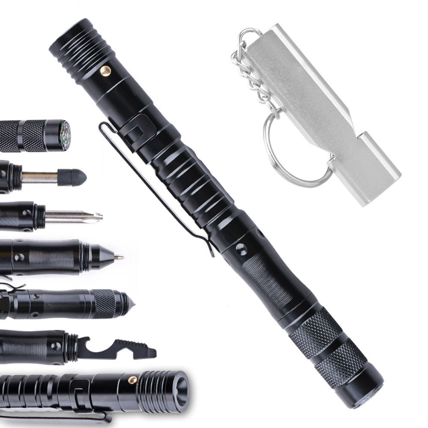 Pix tactic IdeallStore&reg;, Comando Specialist, multifunctional, aluminiu, 13.5 cm, negru fotografia produsului View 4 L
