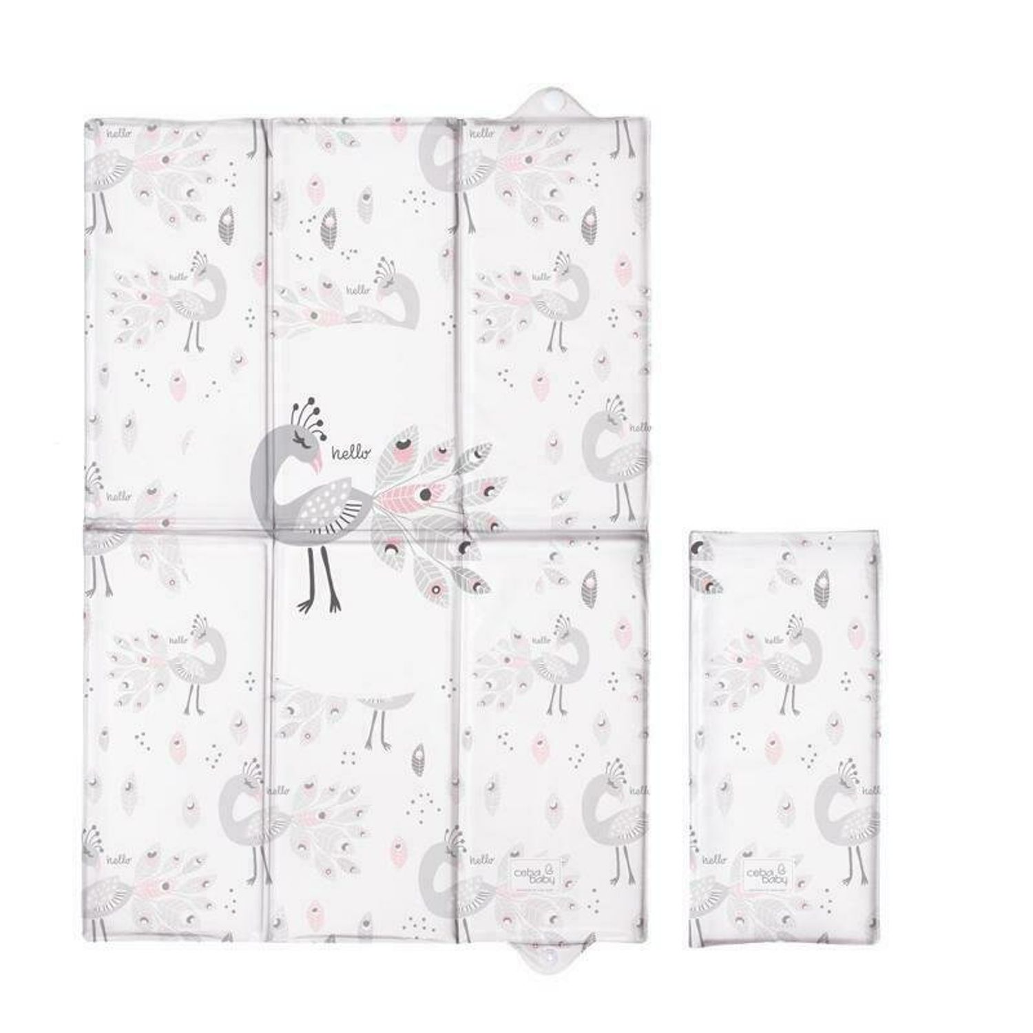 Ceba Baby - Saltea de infasat  Pliabila  60 x 40 cm  Lolly Polly Peacock fotografia produsului