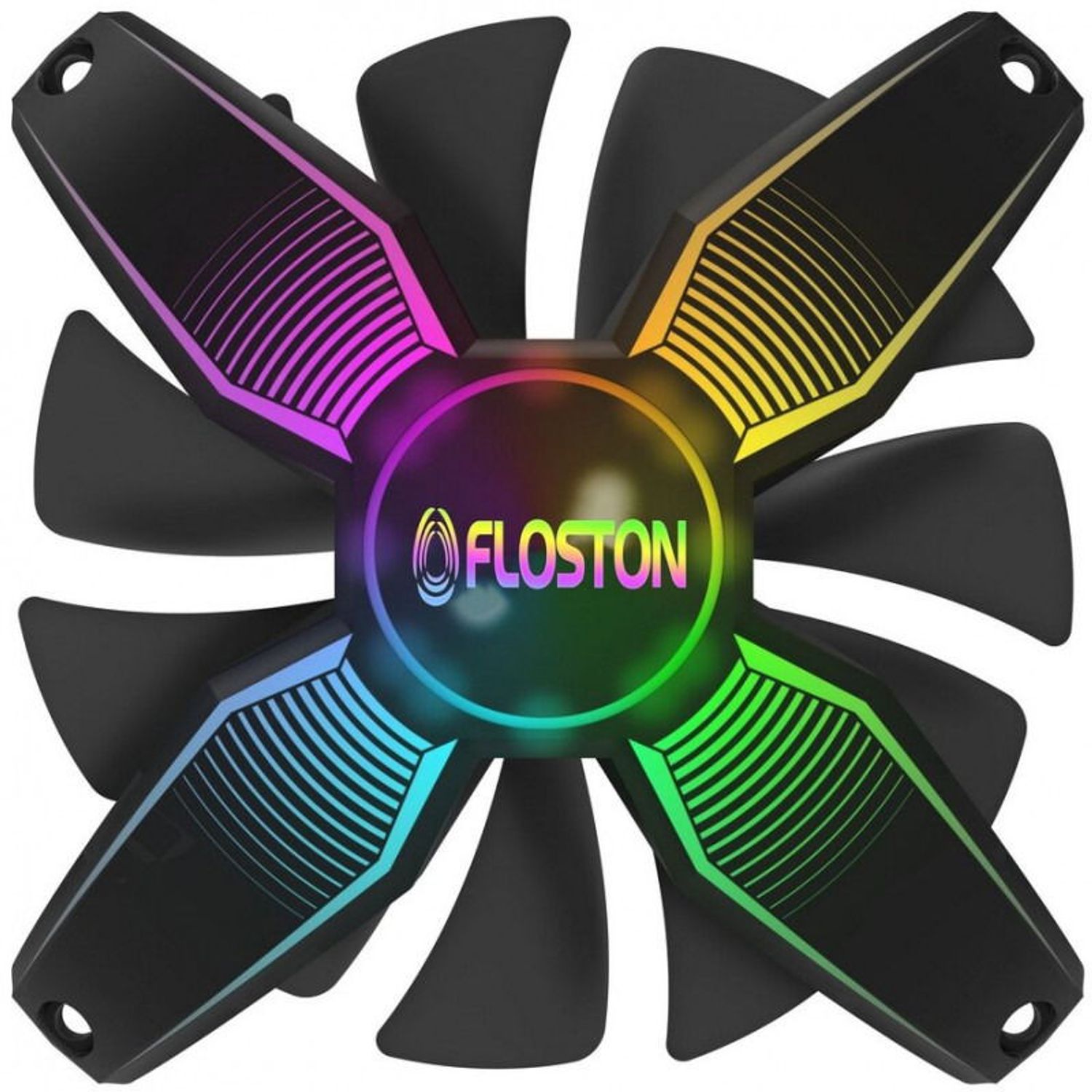 Ventilator Floston FRAMELESS GAMING RGB, 120mm (Negru) fotografia produsului