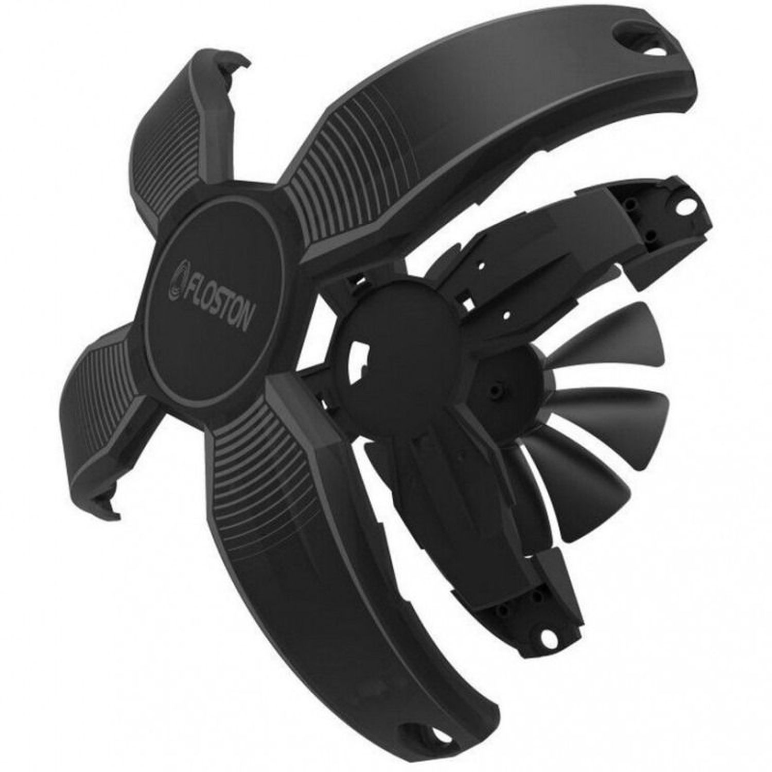 Ventilator Floston FRAMELESS GAMING RGB, 120mm (Negru) fotografia produsului View 2 L
