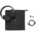 Casti Wireless Logitech Office/Call Center, Zone Vibe 125, Microfon,  Bluetooth (Negru) fotografia produsului View 5 S