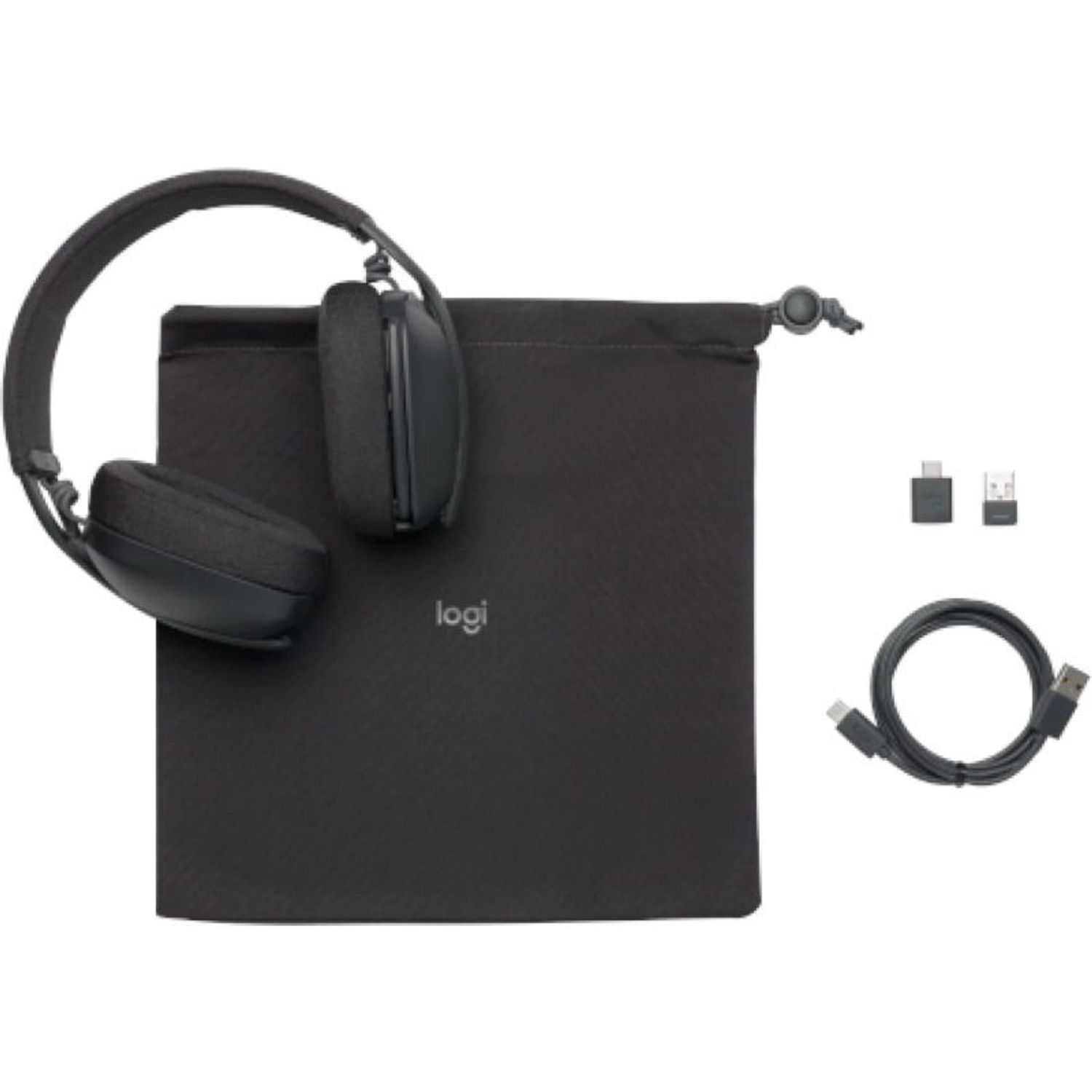 Casti Wireless Logitech Office/Call Center, Zone Vibe 125, Microfon,  Bluetooth (Negru) fotografia produsului View 5 L