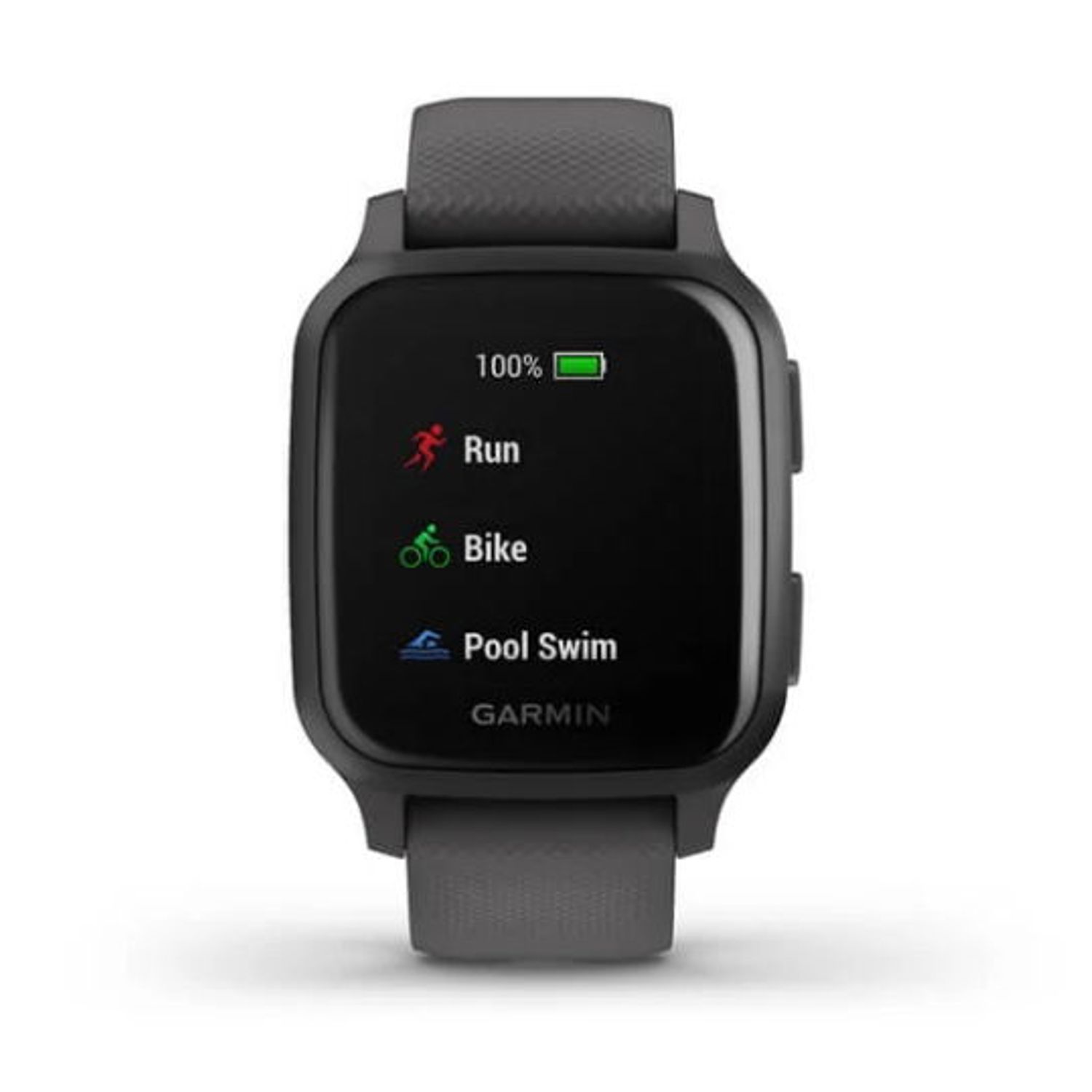 Ceas activity outdoor tracker Garmin Venu SQ, Bluetooth, Rezistenta la apa 5 ATM, GPS (Gri) fotografia produsului View 5 L