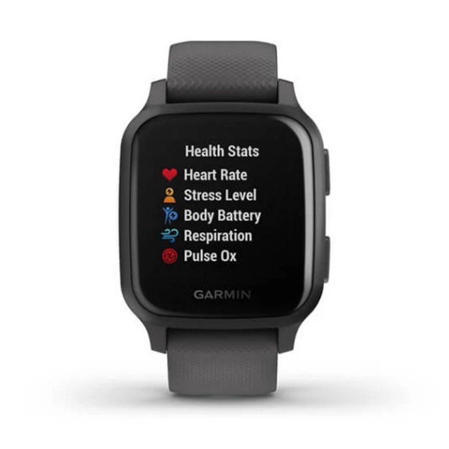 Ceas activity outdoor tracker Garmin Venu SQ, Bluetooth, Rezistenta la apa 5 ATM, GPS (Gri) fotografia produsului View 2 L