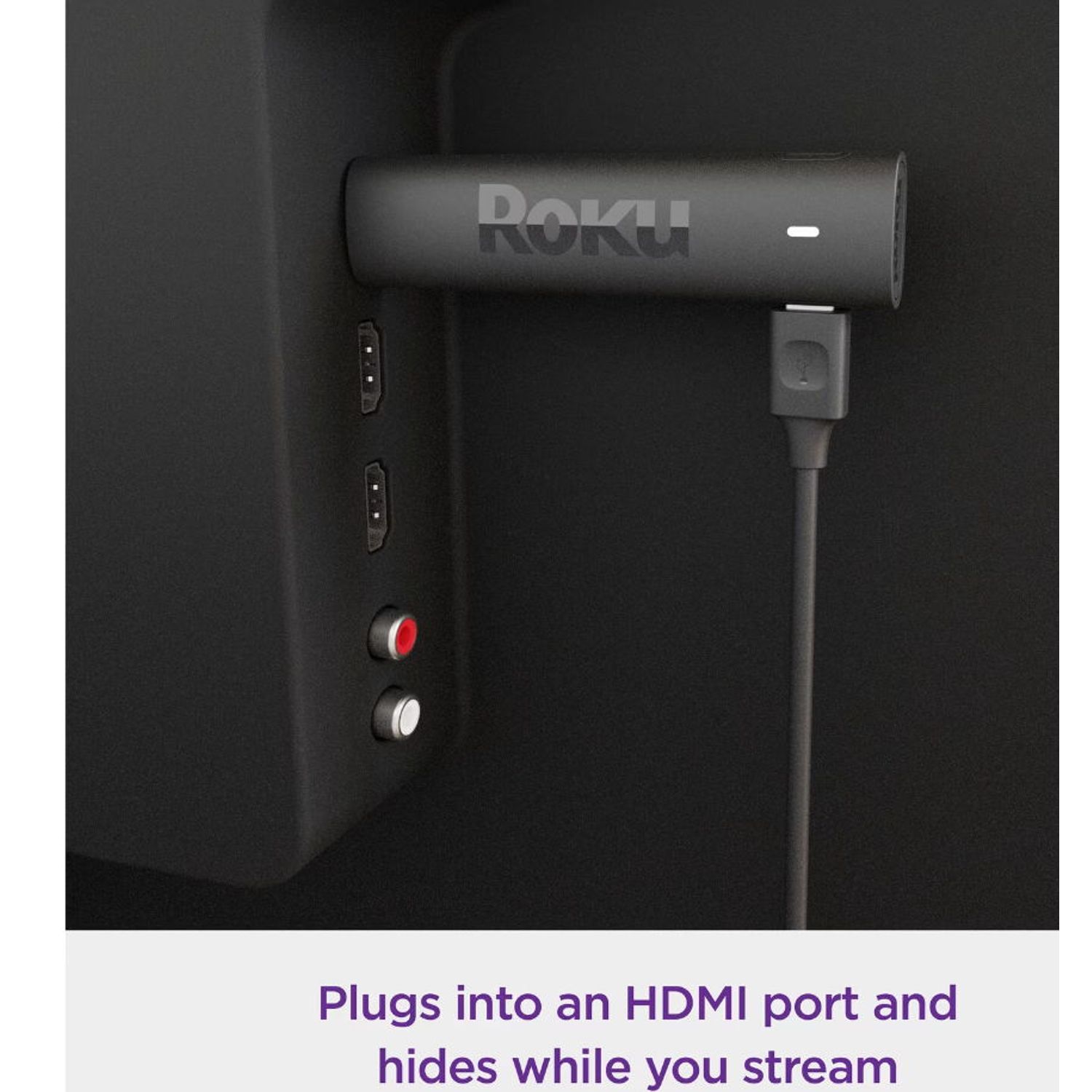 Streaming Media Player ROKU 3820R, 4K UHD, WiFi (Negru) fotografia produsului View 3 L