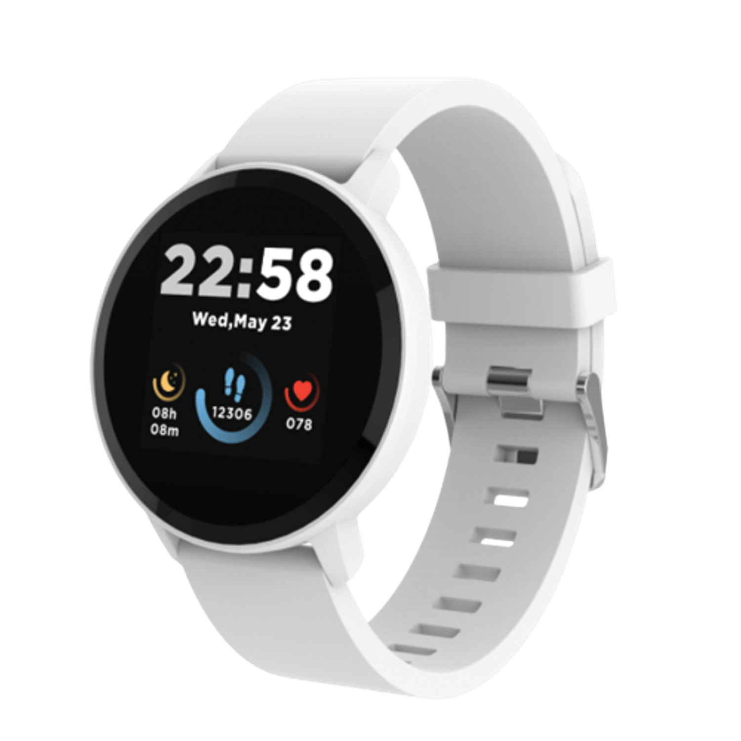 Smartwatch Canyon Lollypop SW-63, IPS full touchscreen 1.3" (Alb) fotografia produsului View 2 L
