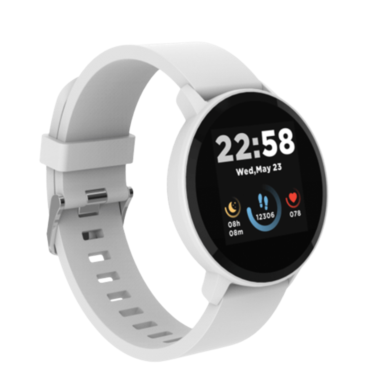 Smartwatch Canyon Lollypop SW-63, IPS full touchscreen 1.3" (Alb) fotografia produsului View 3 L