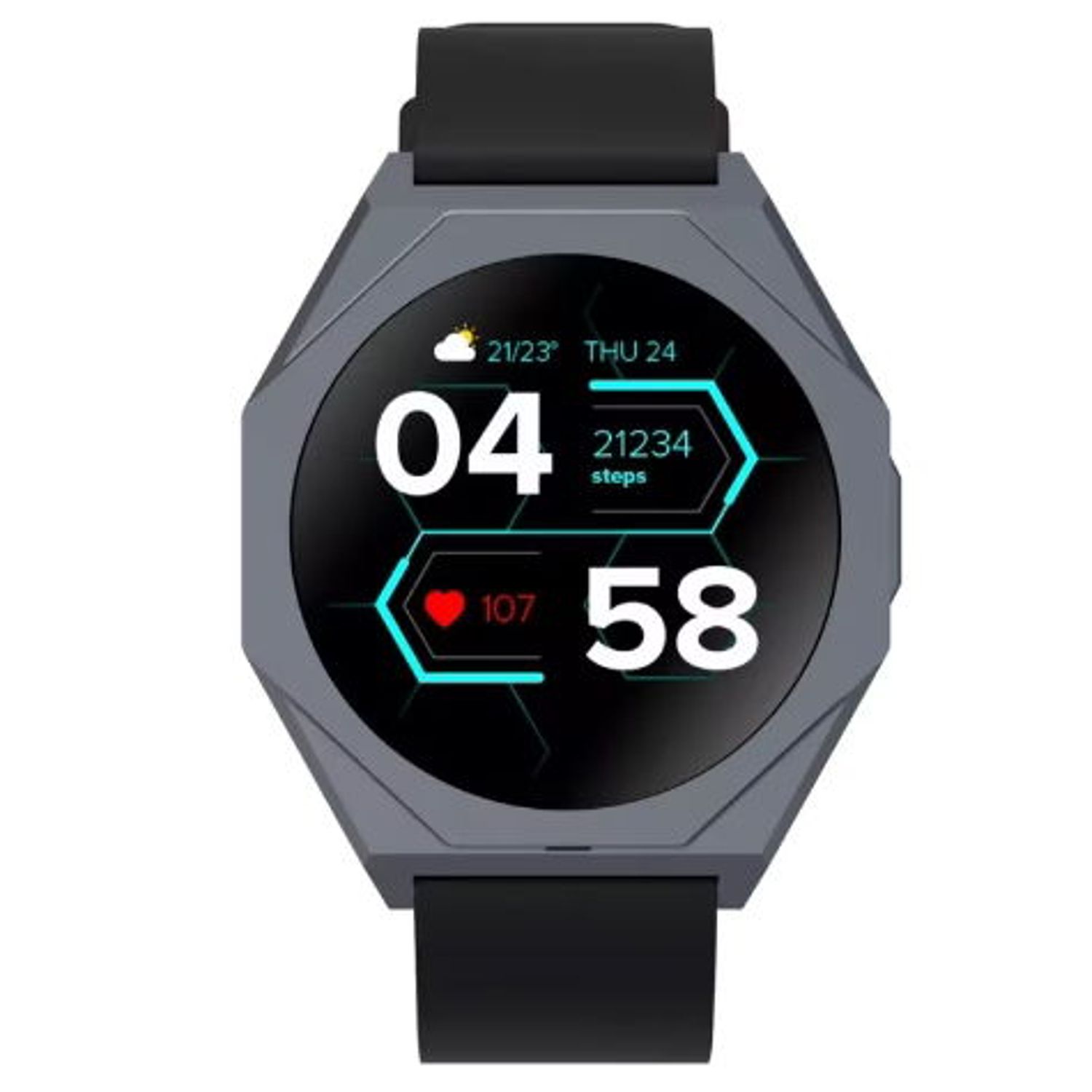 Smartwatch Canyon Otto SW-86, LCD 1.3", Bluetooth (Negru) fotografia produsului