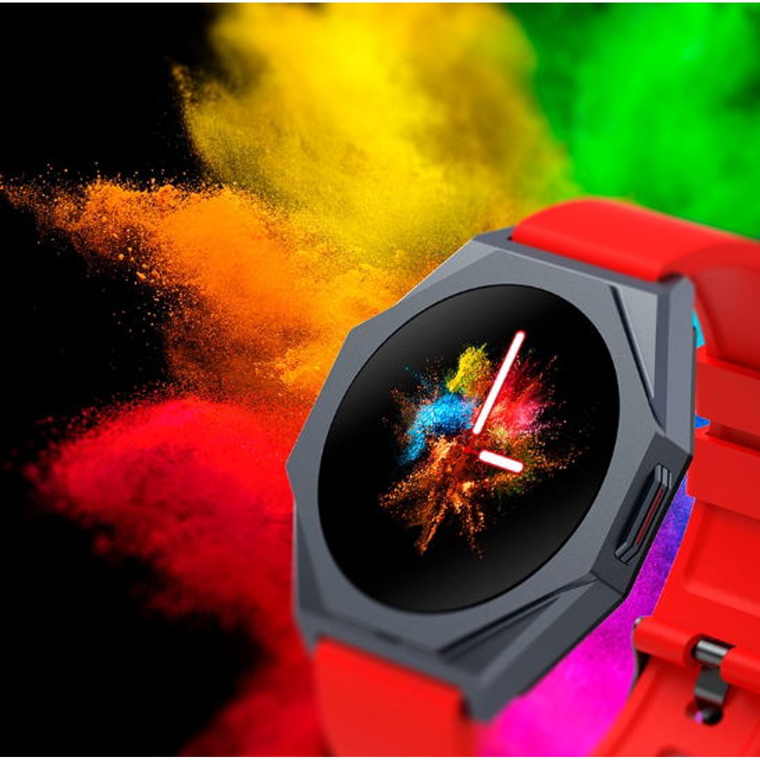 Smartwatch Canyon Otto SW-86, LCD 1.3", Bluetooth (Negru) fotografia produsului View 9 L