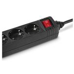 Prelungitor Hama 137265, 6 prize, 3m (Negru) fotografia produsului View 2 S