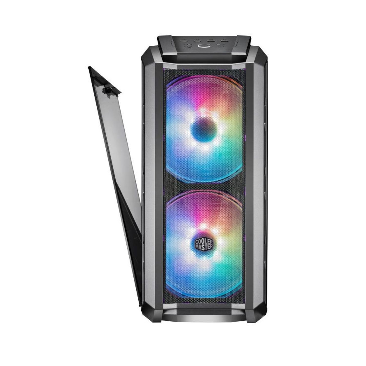 Carcasa Cooler Master MasterCase H500P,  Middle Tower, ARGB, Tempered glass (Negru) fotografia produsului View 5 L