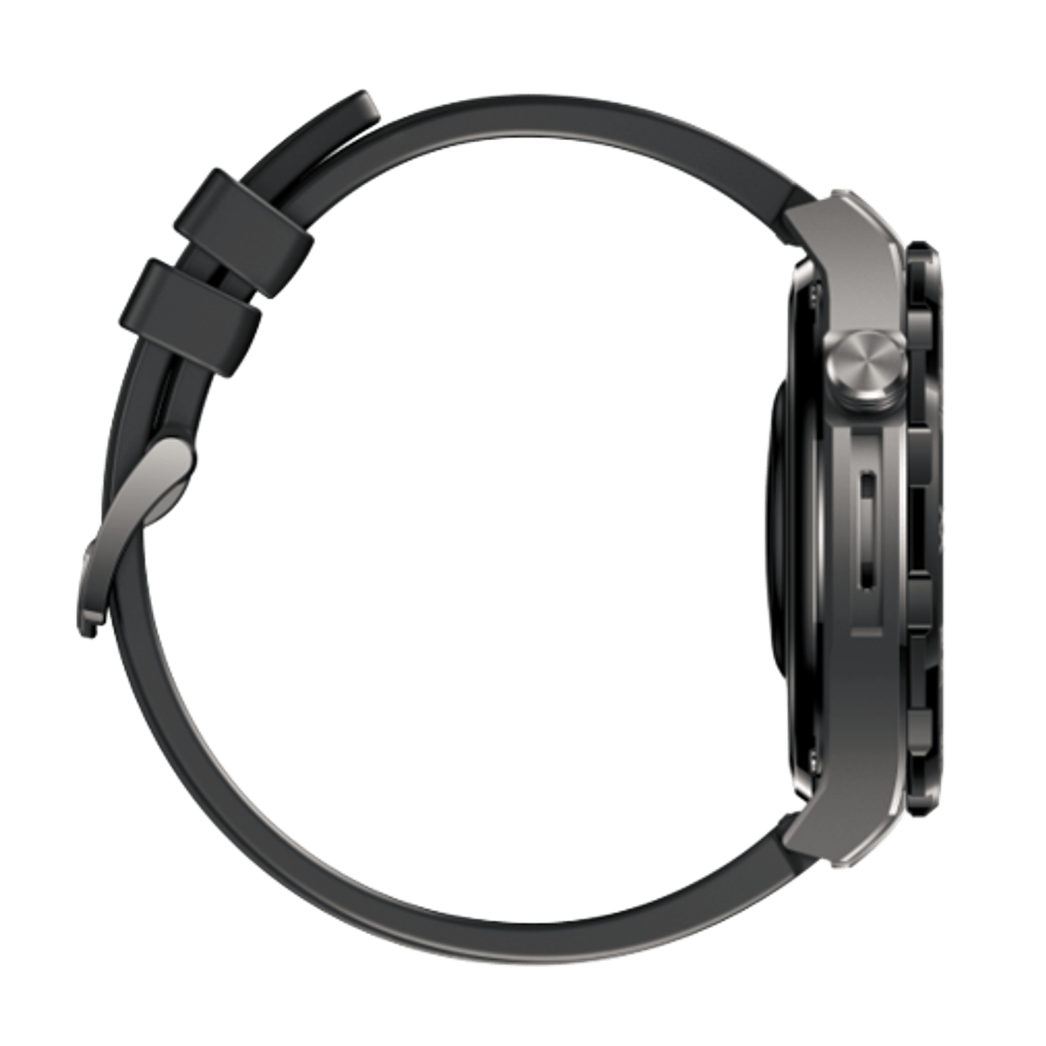 Smartwatch Huawei Watch Ultimate Expedition Black, Bratara silicon (Negru) fotografia produsului View 4 L