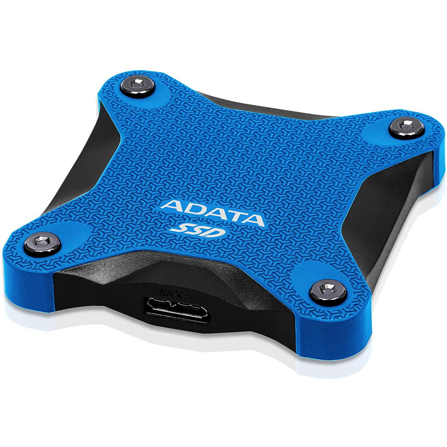 SSD Extern Adata SD600Q, 240GB, USB 3.1 (Albastru) fotografia produsului View 3 L