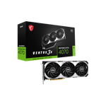 Placa video MSI GeForce RTX 4070 VENTUS 3X OC 12GB GDDR6X 192-bit fotografia produsului View 5 S