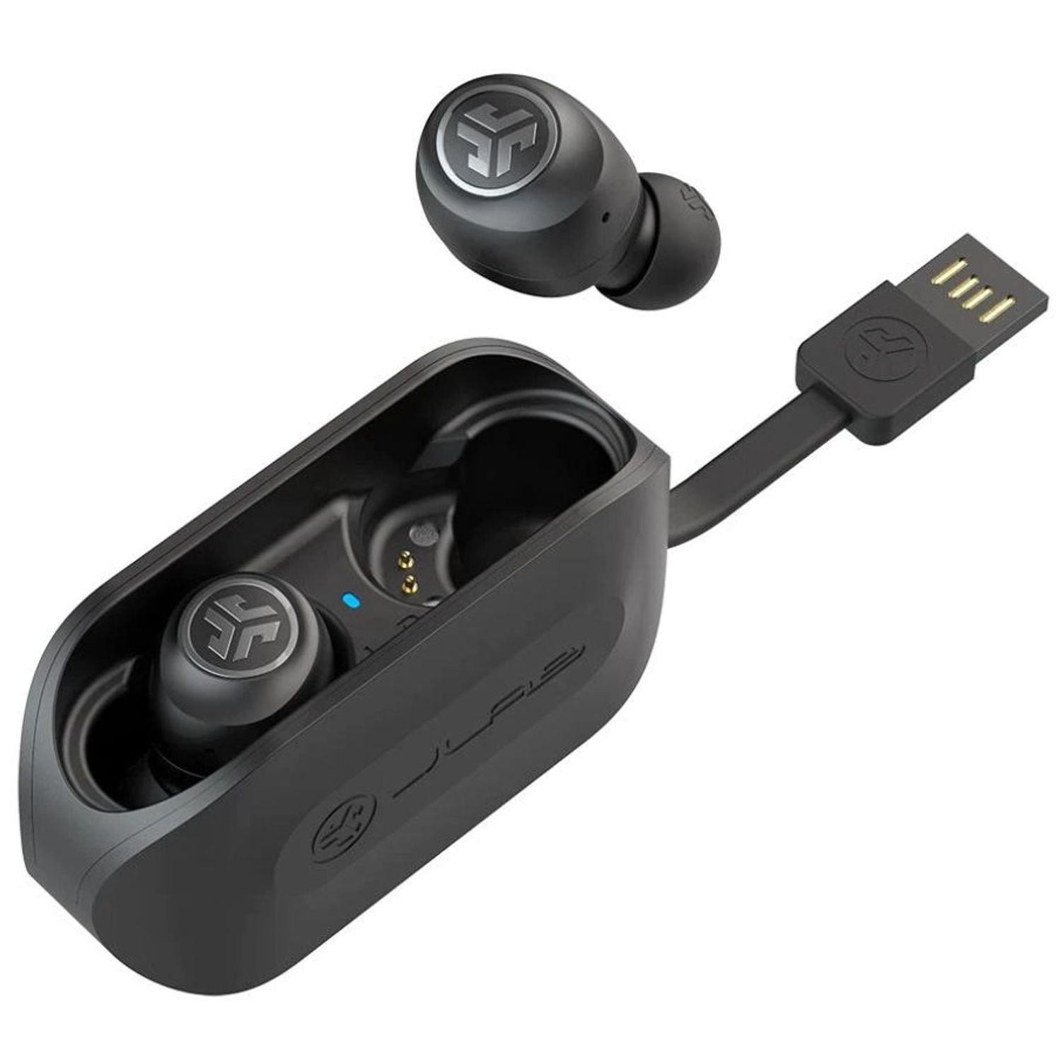 Casti Stereo JLAB GO Air, True Wireless, Bluetooth (Negru) fotografia produsului View 3 L