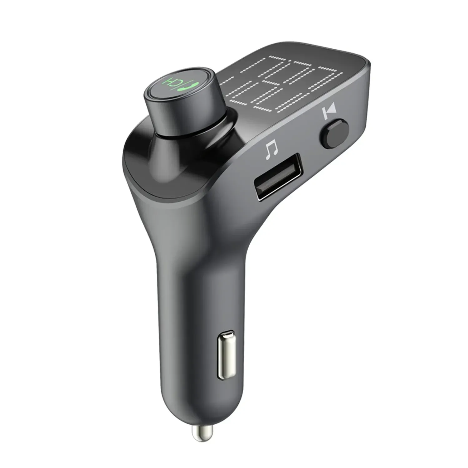Modulator FM Bluetooth Serioux ABFM15, USB 2.4A, AUX, microSD fotografia produsului View 2 L