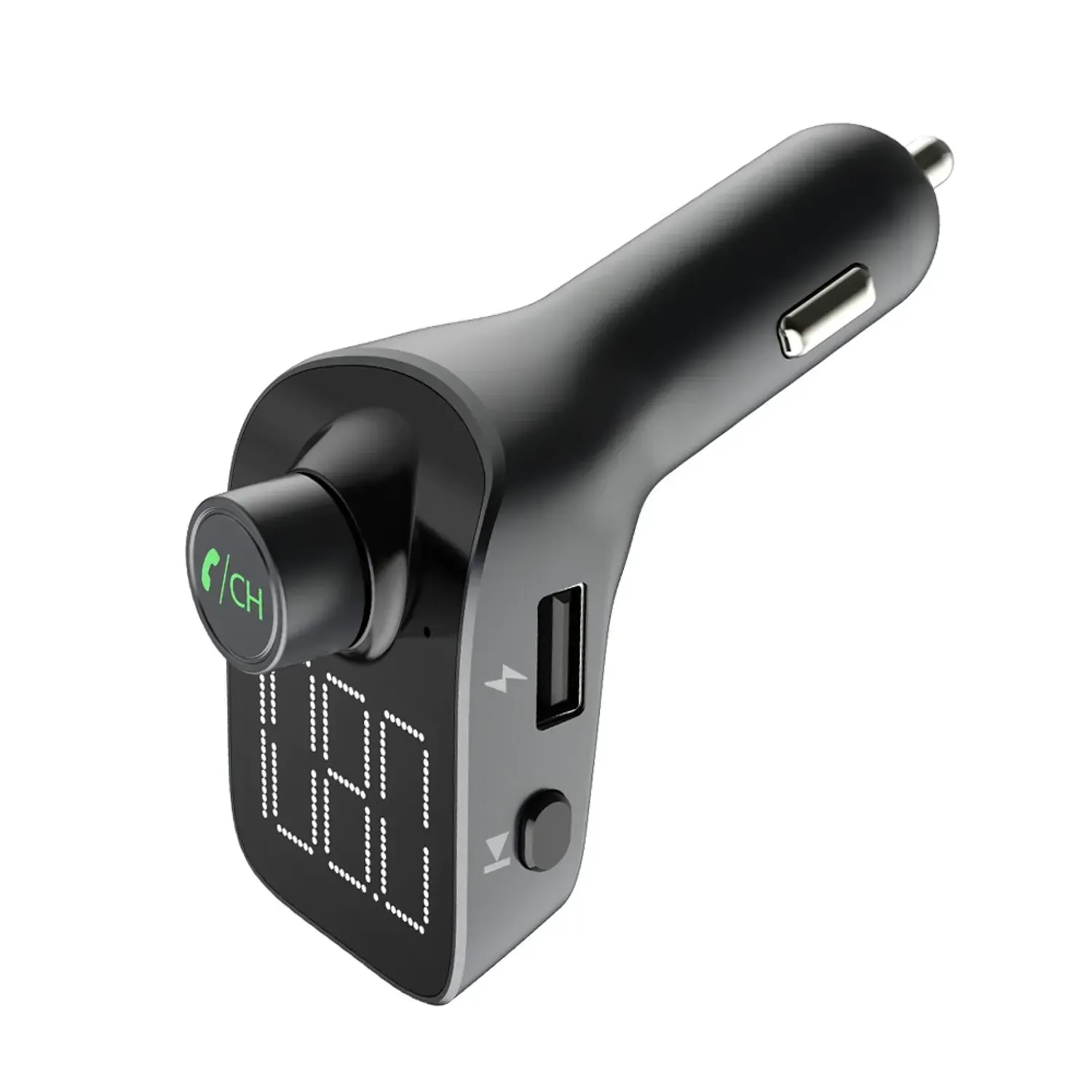 Modulator FM Bluetooth Serioux ABFM15, USB 2.4A, AUX, microSD fotografia produsului View 3 L