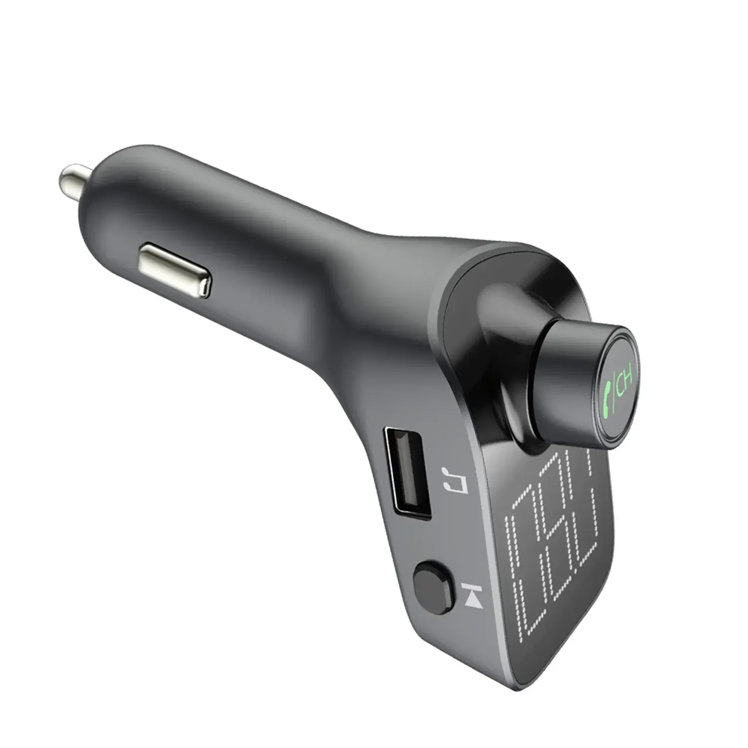 Modulator FM Bluetooth Serioux ABFM15, USB 2.4A, AUX, microSD fotografia produsului View 5 L