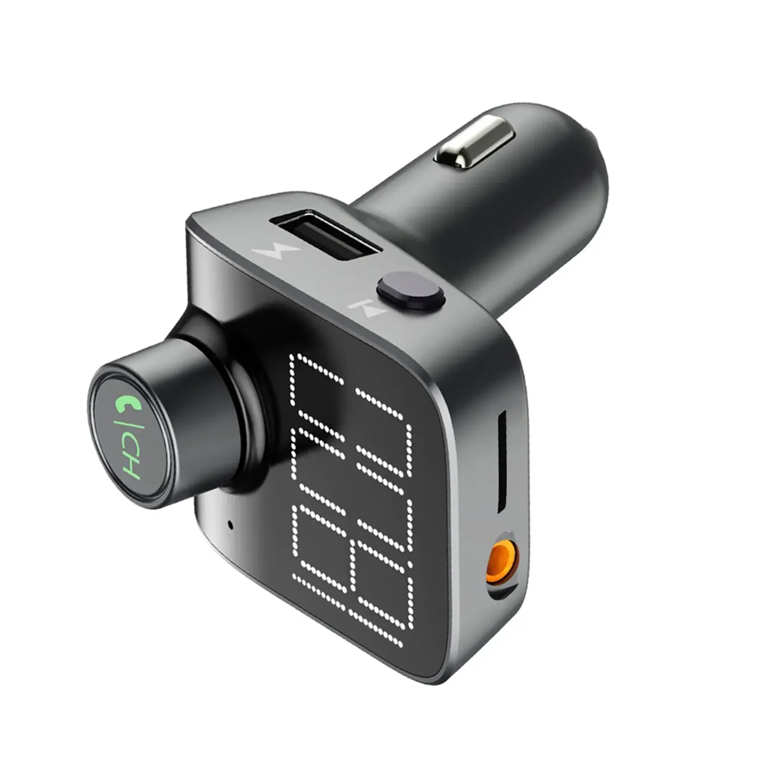 Modulator FM Bluetooth Serioux ABFM15, USB 2.4A, AUX, microSD fotografia produsului View 4 L
