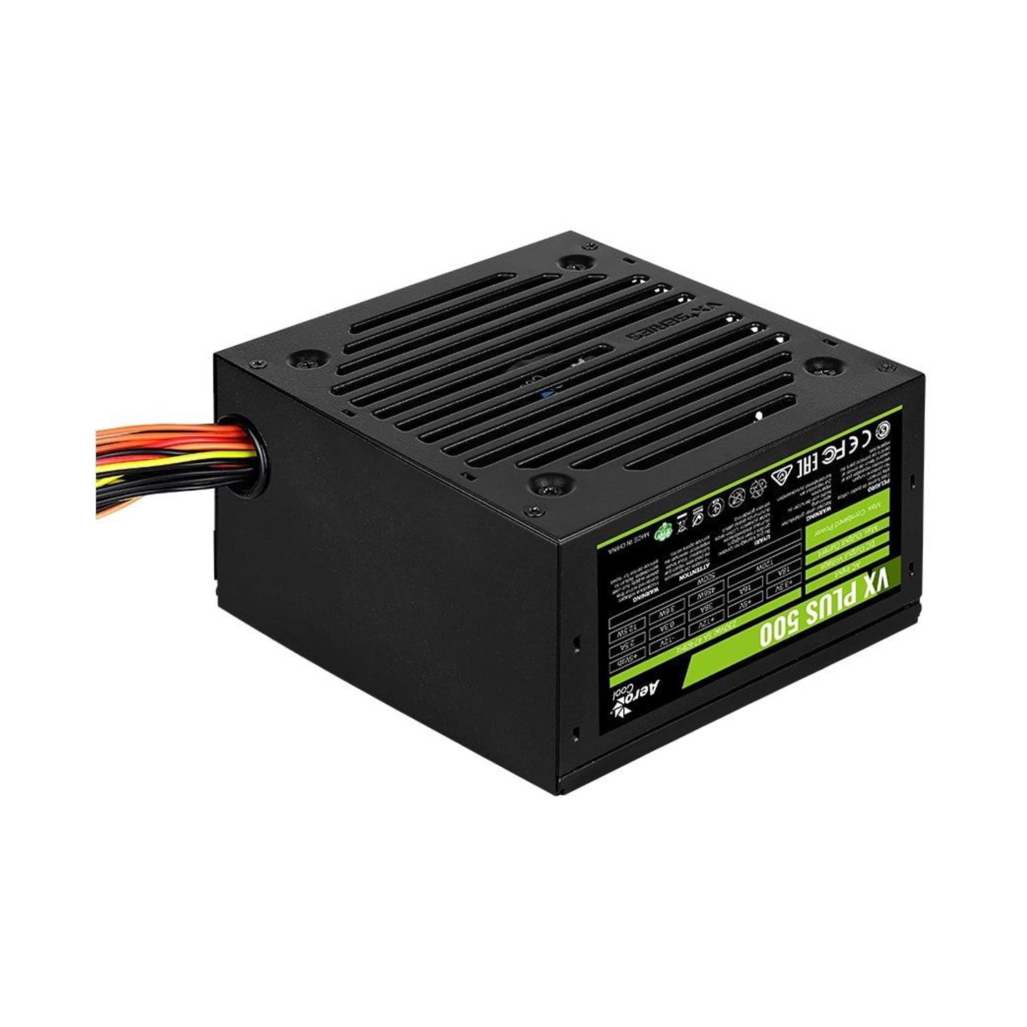 Sursa Aerocool VX Plus 500N, 500W (Negru) fotografia produsului View 2 L