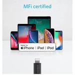 Cablu de date Anker PowerLine Select+ USB-C - Lightning, MFi 1.8m (Negru) fotografia produsului View 2 S