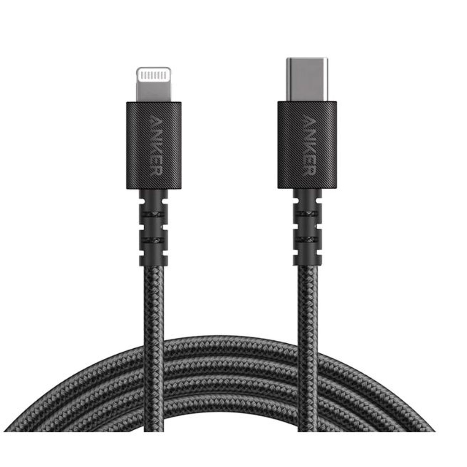 Cablu de date Anker PowerLine Select+ USB-C - Lightning, MFi 1.8m (Negru) fotografia produsului