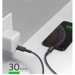 Cablu de date Anker PowerLine Select+ USB-C - Lightning, MFi 1.8m (Negru) fotografia produsului View 3 S