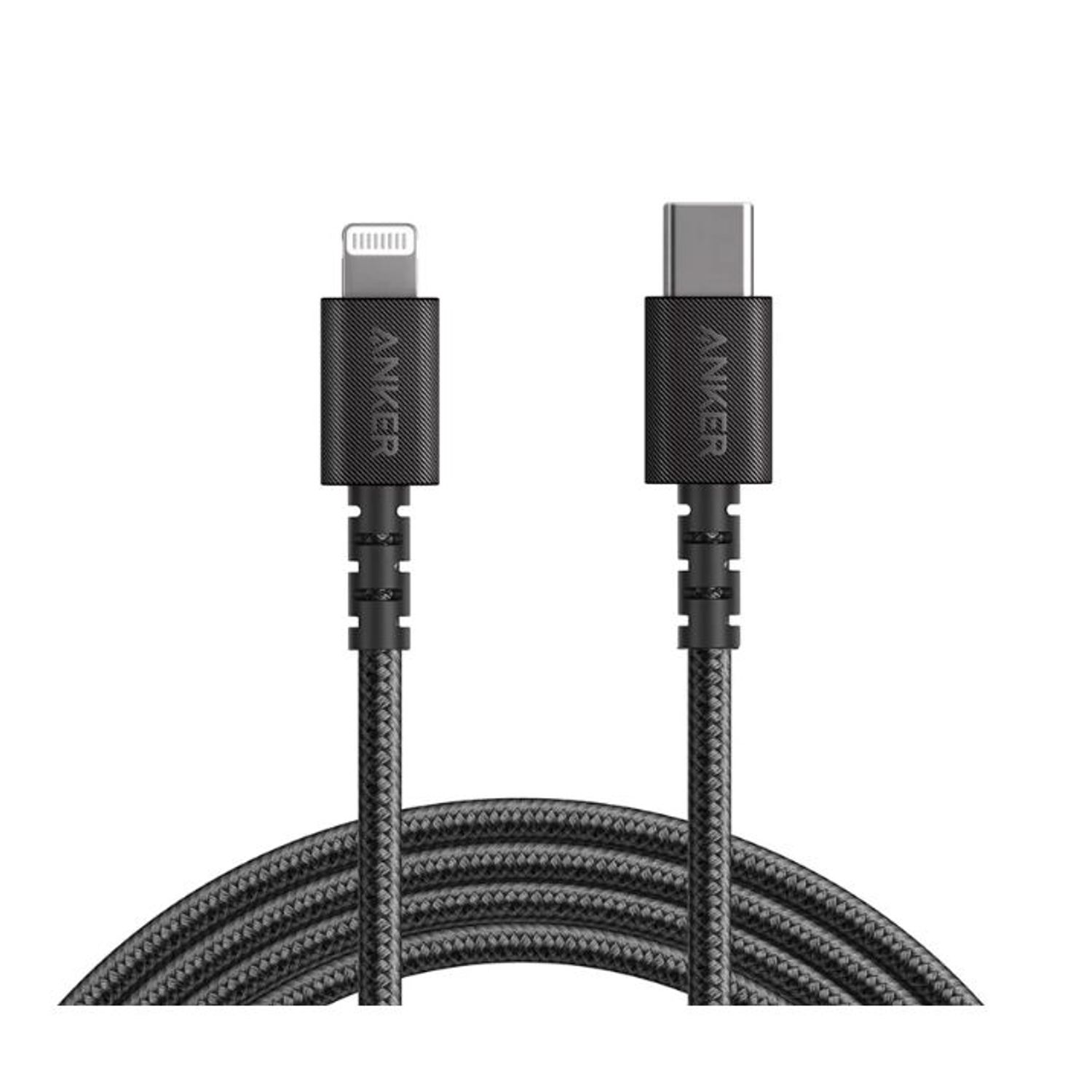 Cablu de date Anker PowerLine Select+ USB-C - Lightning, MFi 1.8m (Alb) fotografia produsului