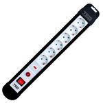 Prelungitor TED Electric PS-TED6-5, 6 prize, 5 m (Negru/Alb) fotografia produsului