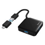 Hub USB Hama 200116, 2 x USB 3.0 (Negru) fotografia produsului