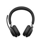 Casti cu microfon Jabra Evolve2 65 MS Stereo, Bluetooth, Statie de incarcare, USB Type-C (Negru) fotografia produsului View 2 S