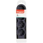 Bloc multipriza LEGRAND L694576, 4 Prize, Schuko (Negru) fotografia produsului View 4 S