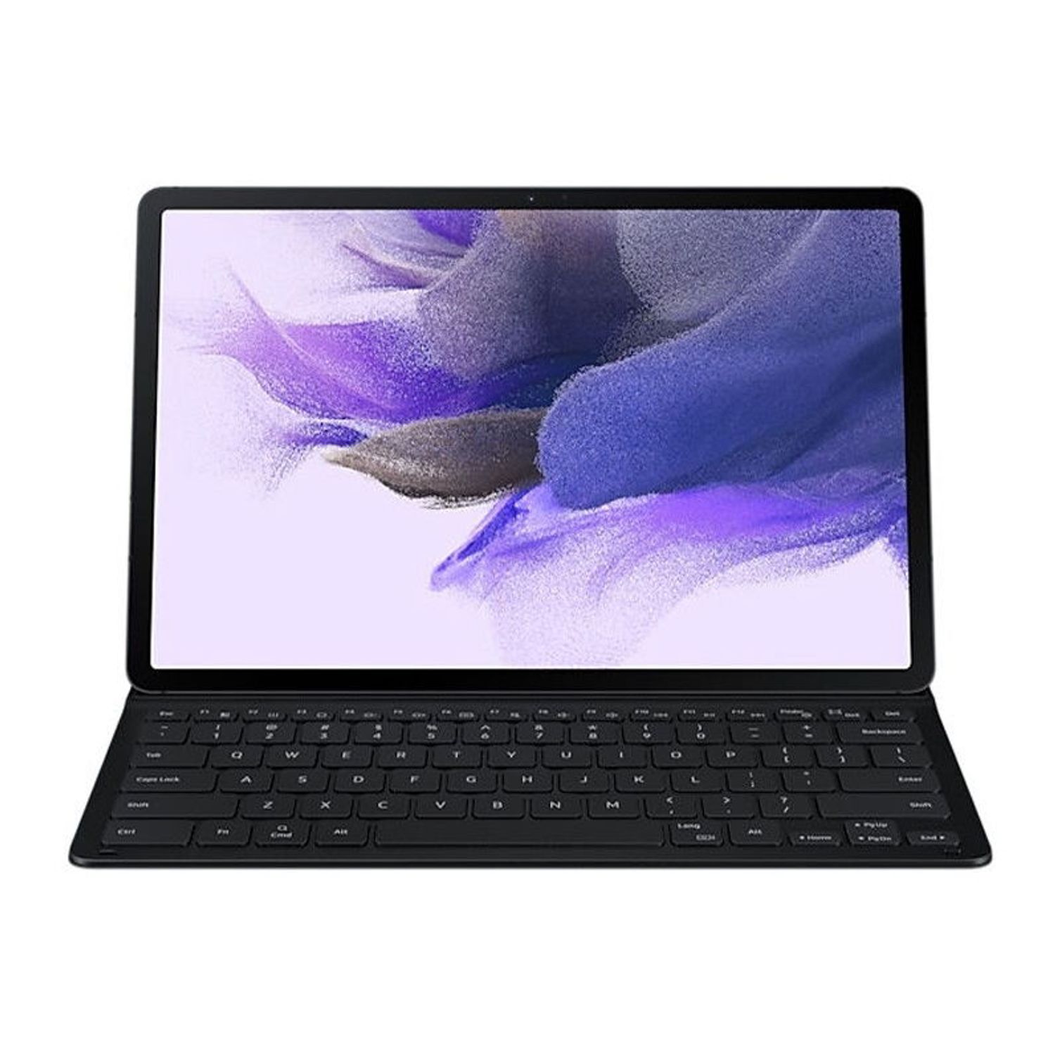 Husa Book Cover cu tastatura Samsung EF-DT730UBEGEU pentru Samsung Galaxy Tab S7 Plus/ S7 Plus 5G/ S7 FE/ S7 FE 5G/ S8+ (Negru) fotografia produsului View 2 L