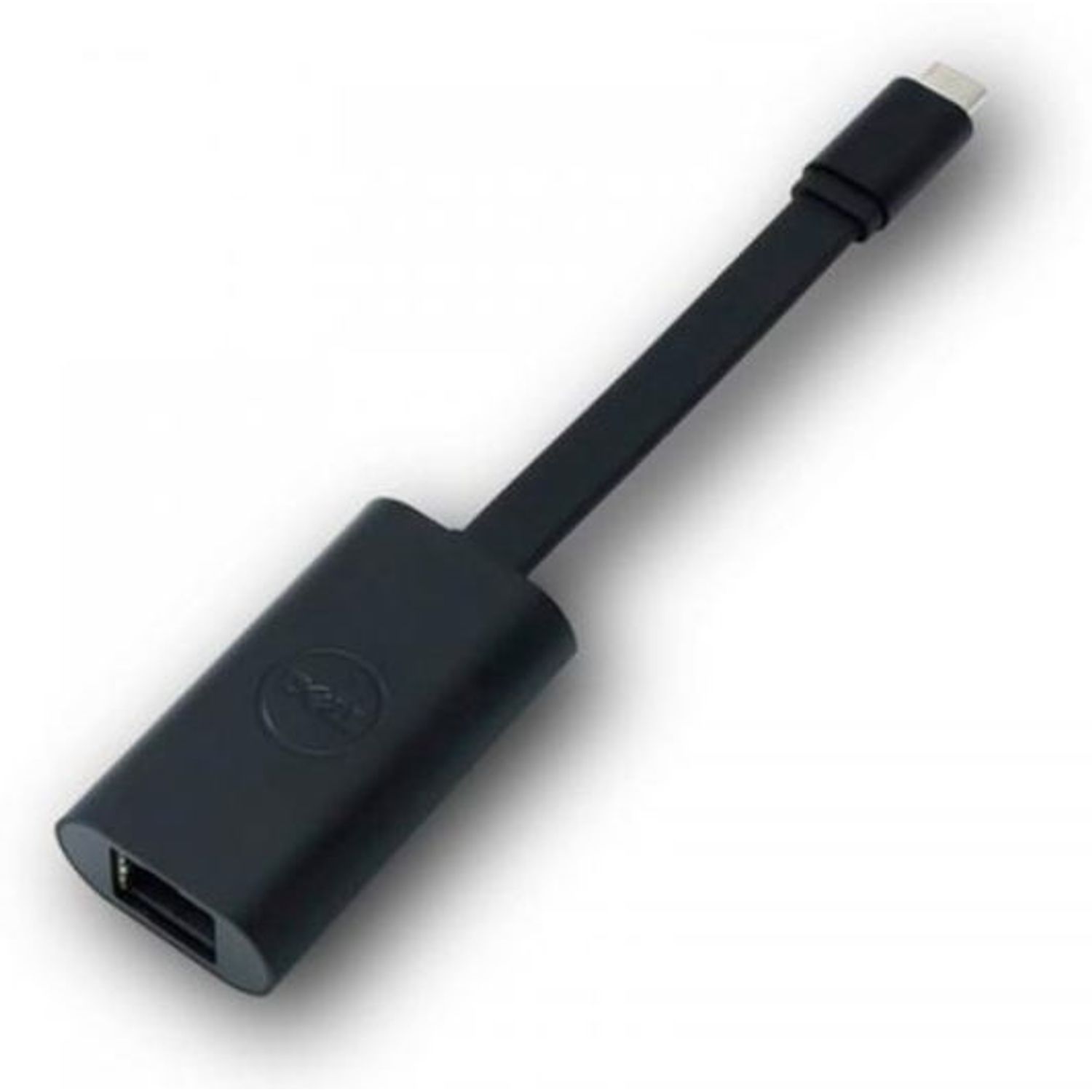 Adaptor Dell 470-ABND, USB-C la RJ-45 (Negru) fotografia produsului View 2 L