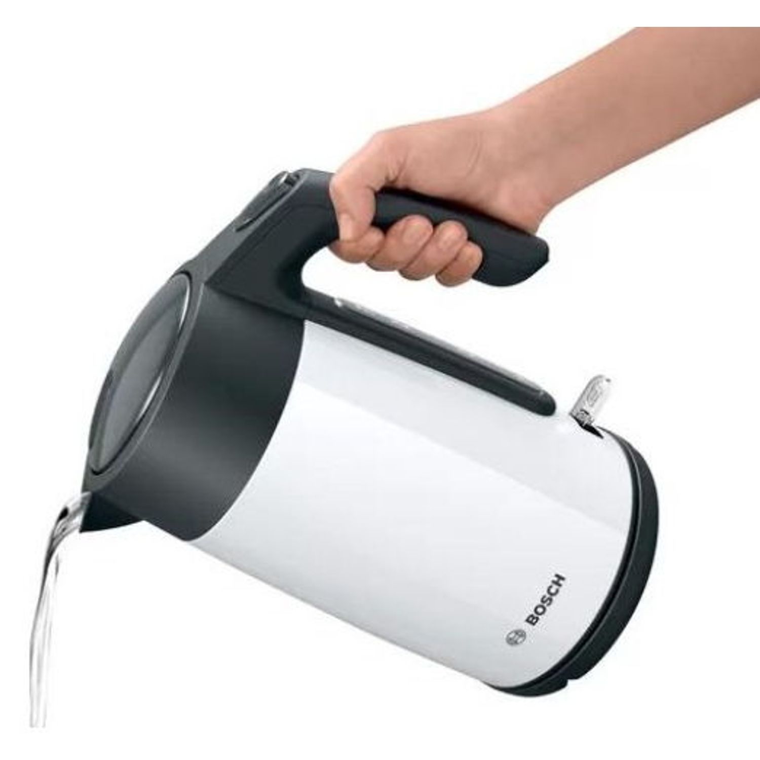 Fierbator de apa Bosch TWK7L461, 2400 W, 1.7 L (Alb/Negru) fotografia produsului View 2 L