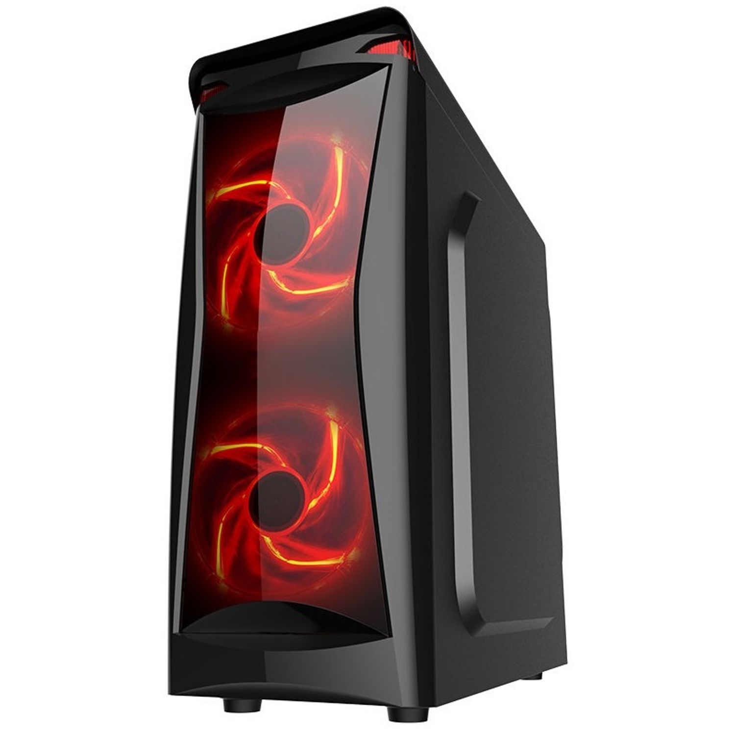 Carcasa Floston RED FIRE (Negru) fotografia produsului View 3 L