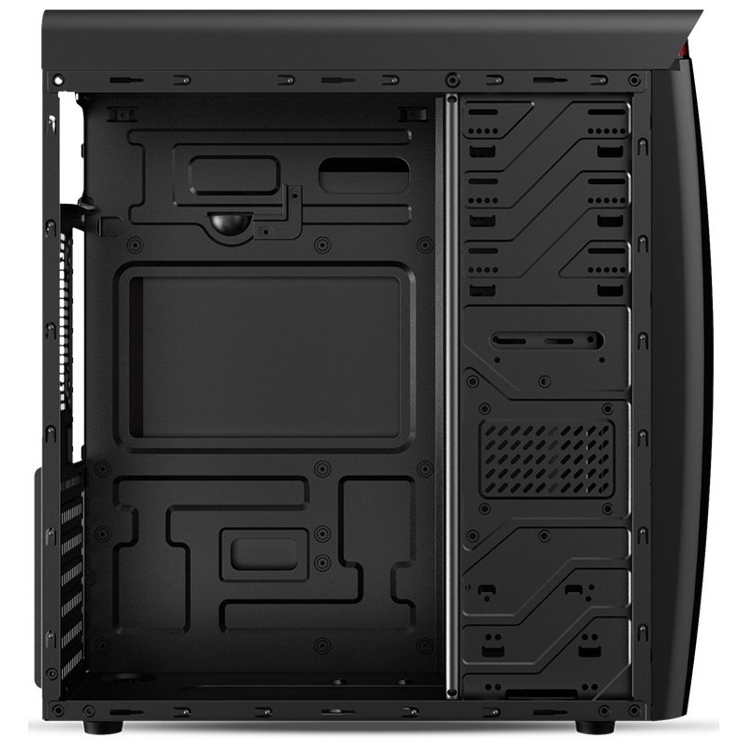 Carcasa Floston RED FIRE (Negru) fotografia produsului View 5 L