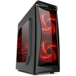 Carcasa Floston RED FIRE (Negru) fotografia produsului View 2 S