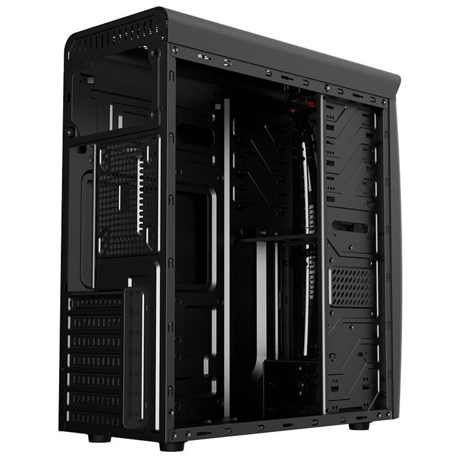 Carcasa Floston RED FIRE (Negru) fotografia produsului View 7 L