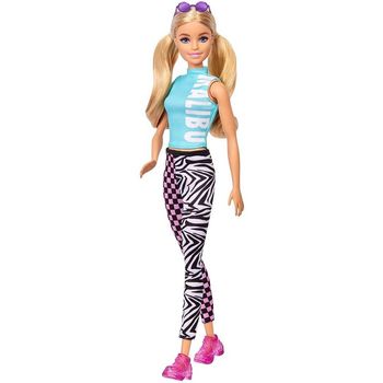 Papusa Barbie Fashionistas - Barbie Blonda Cu Tinuta Sport