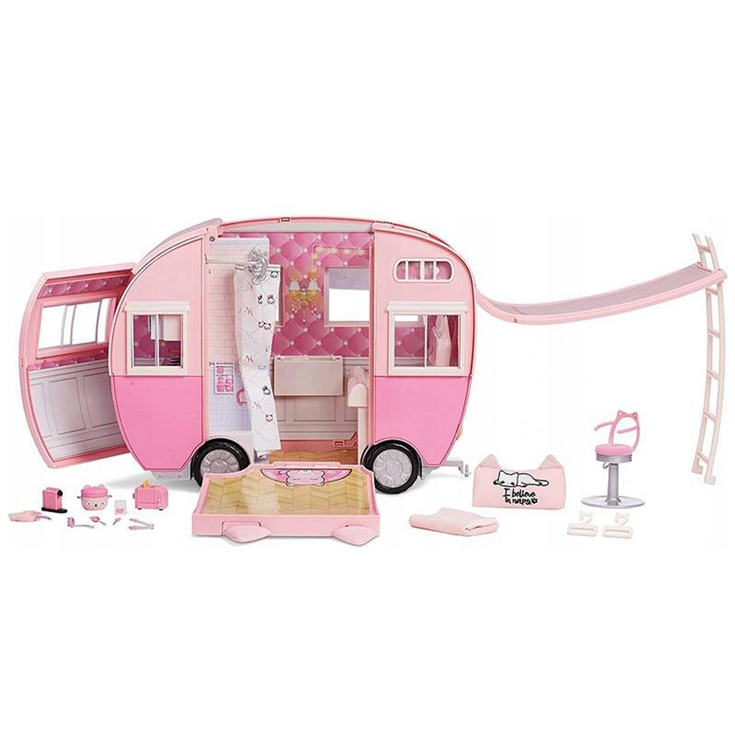 Set papusa Na! Na! Na! Surprise, Kitty Cat Campervan, 3 ani+ fotografia produsului