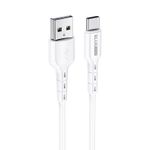 Cablu de date BLUE Power BCDU01, USB - USB Type-C, 1m, 2.4 A (Alb) fotografia produsului
