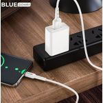 Cablu de date BLUE Power BCDU01, USB - USB Type-C, 1m, 2.4 A (Alb) fotografia produsului View 4 S