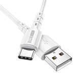 Cablu de date BLUE Power BCDU01, USB - USB Type-C, 1m, 2.4 A (Alb) fotografia produsului View 2 S