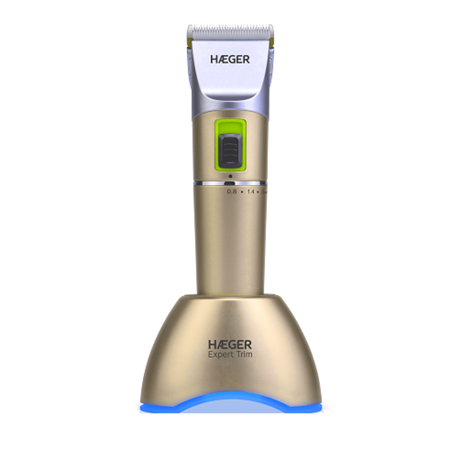 Masina de tuns profesionala HAEGER EXPERT TRIM HC-WG3.011A, stand incarcare, display digital, Bej fotografia produsului