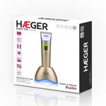 Masina de tuns profesionala HAEGER EXPERT TRIM HC-WG3.011A, stand incarcare, display digital, Bej fotografia produsului View 6 S