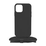 Husa de protectie din materiale premium cu interior soft compatibila cu iPhone 12, Negru fotografia produsului