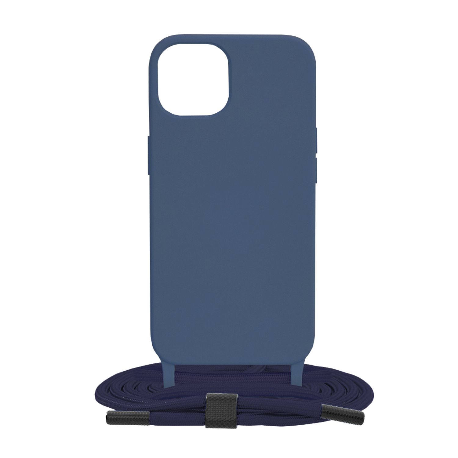 Husa de protectie din materiale premium cu interior soft compatibila cu iPhone 13, Albastru fotografia produsului