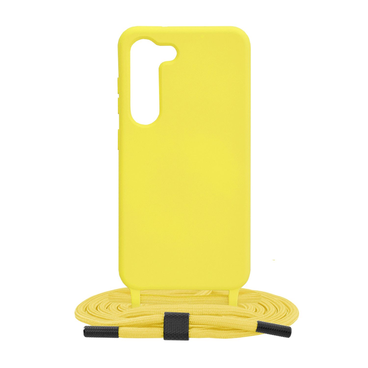 Husa de protectie din materiale premium cu interior soft compatibila cu Samsung Galaxy S23 Plus, Galben fotografia produsului